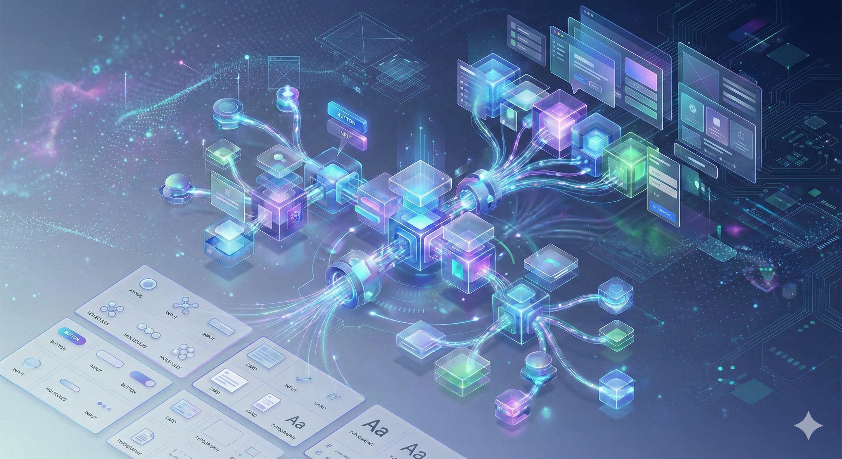 Design pattern on abstract image